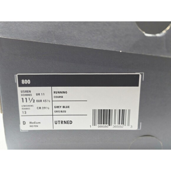 New Balance Fresh Foam X 800 Grey Blue Men\'s 11.5 Running Shoes Sneakers UTRNED main image 8